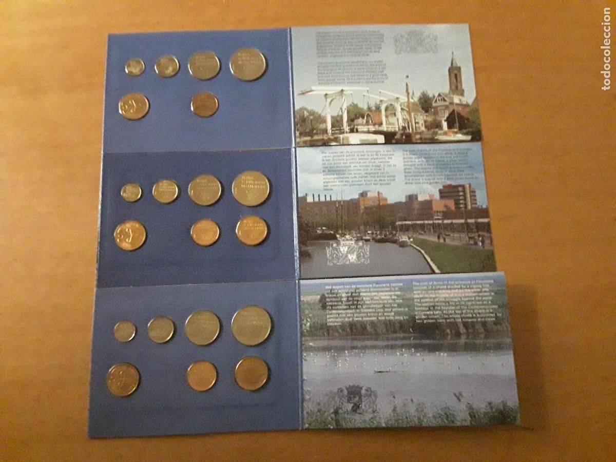 Monedas antiguas de Europa: HOLANDA - LOTE CARTERAS OFICIALES A&Ntilde;O 1987+1988+1989.