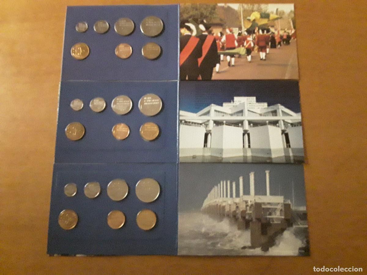 Monedas antiguas de Europa: HOLANDA - LOTE CARTERAS OFICIALES A&Ntilde;O 1990+1991+1992.