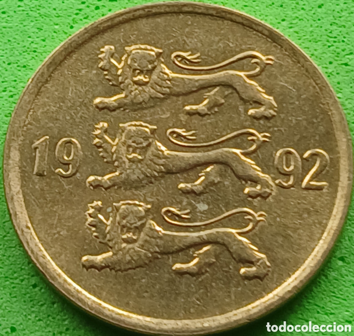 Monedas antiguas de Europa: Estonia 10 senti 1992 km#22