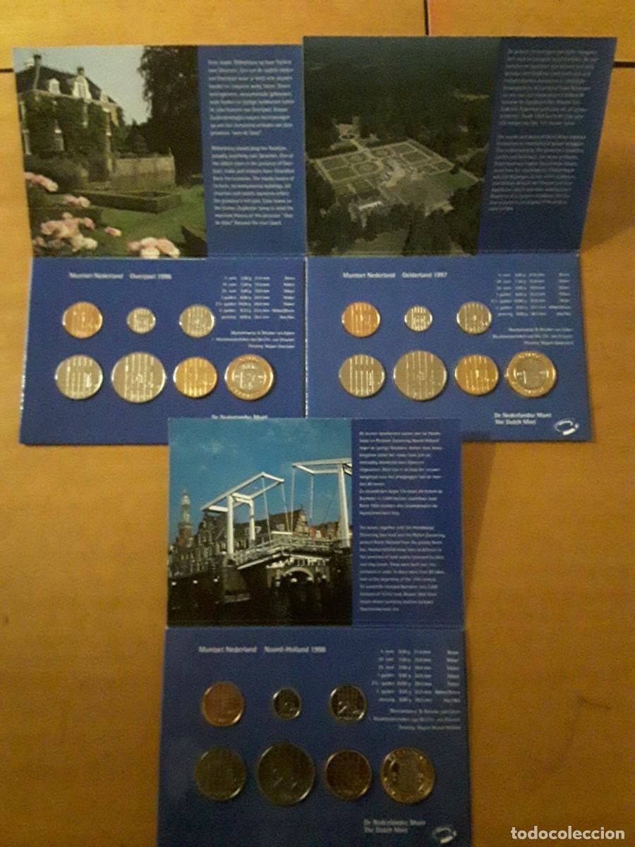 Monedas antiguas de Europa: HOLANDA - LOTE CARTERAS OFICIALES A&Ntilde;O 1996+1997+1998.