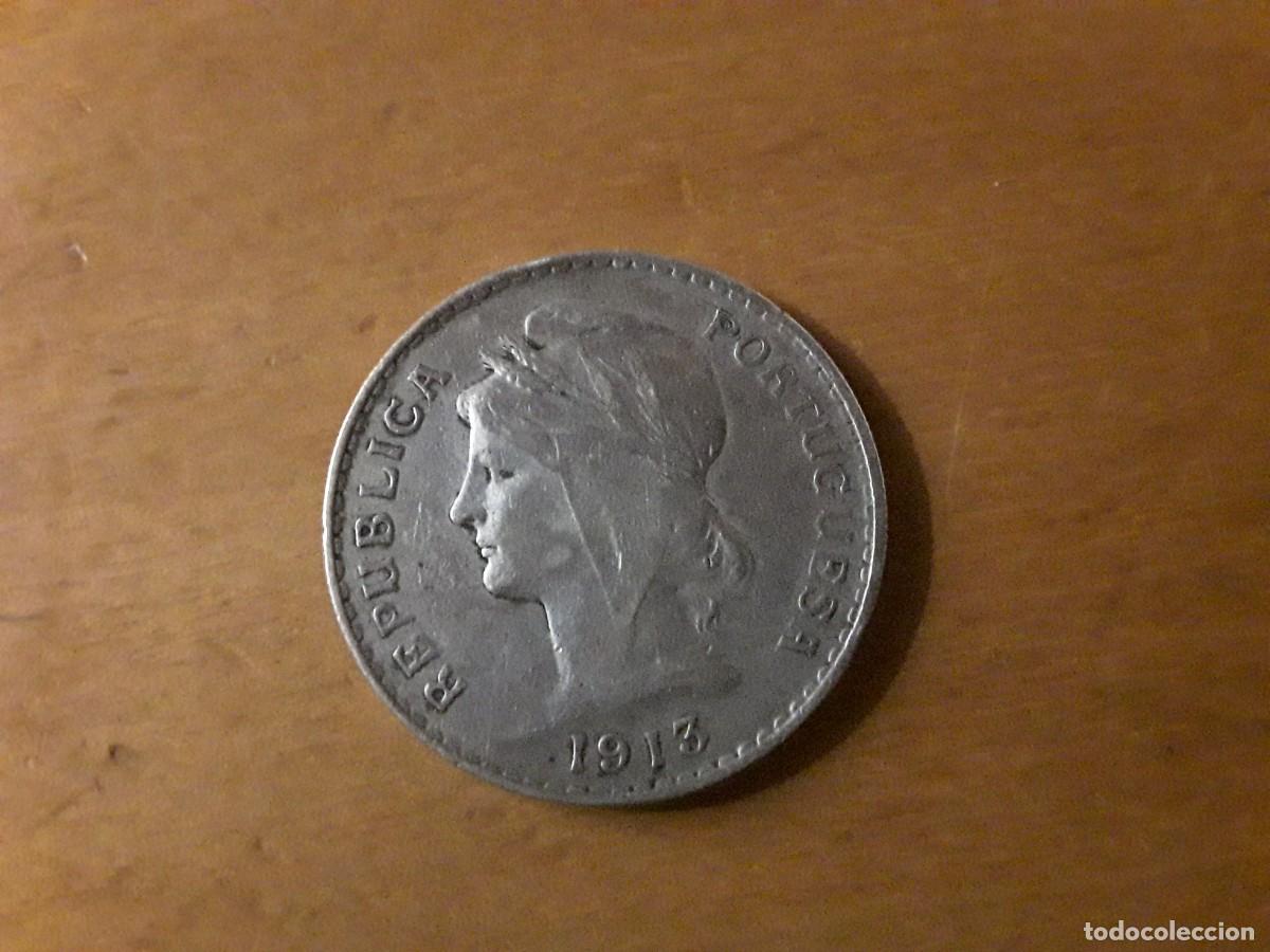 Monedas antiguas de Europa: PORTUGAL - 50 CENTAVOS DE PLATA A&Ntilde;O 1913.