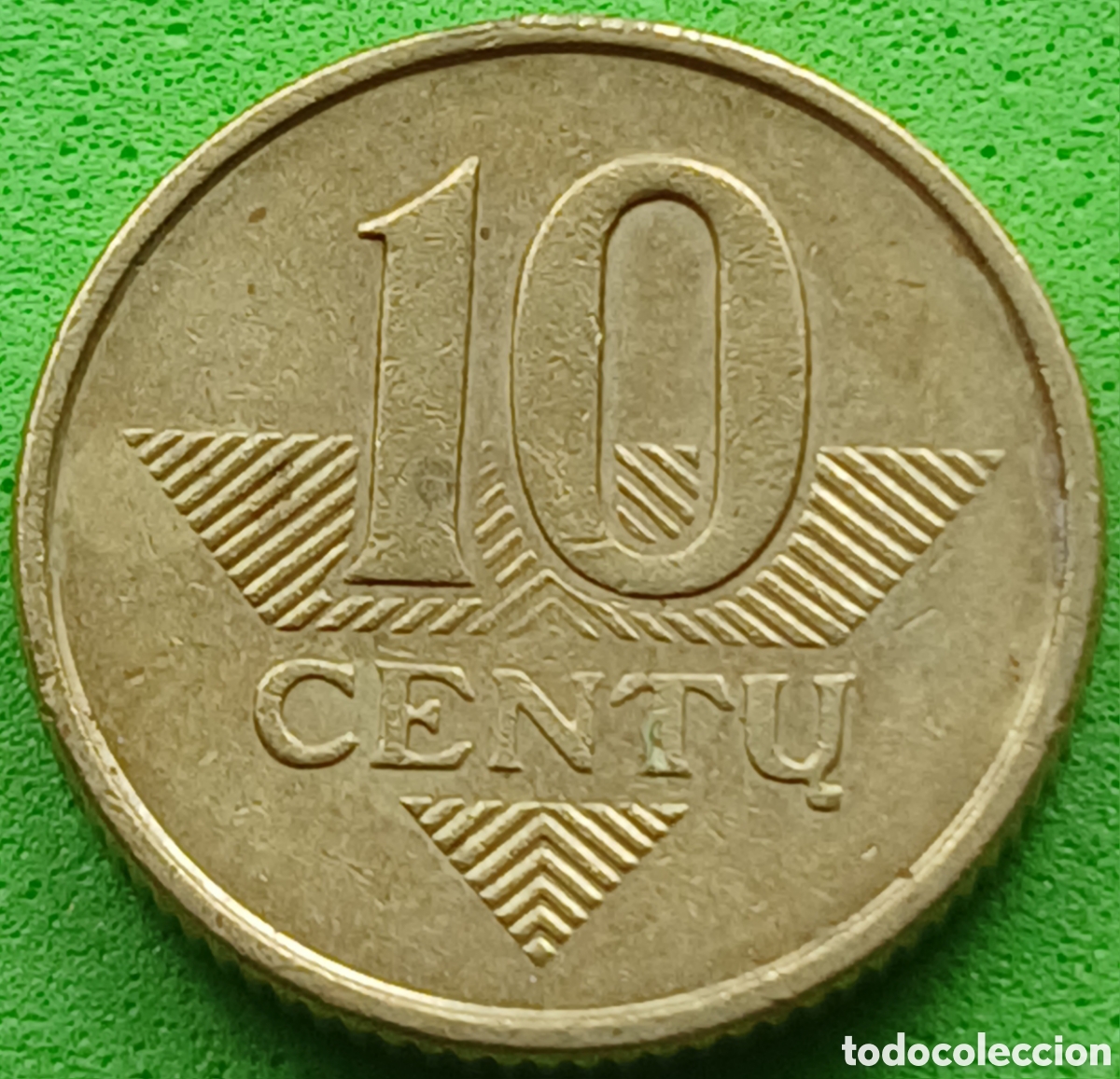 Monedas antiguas de Europa: Lituania 10 centu 2008 km#106 - Foto 2