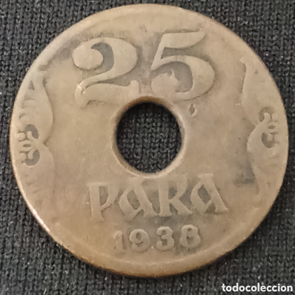 Monedas antiguas de Europa: Reino de Yugoslavia 25 para a&ntilde;o 1938