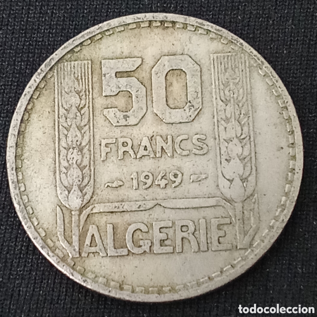 Monedas antiguas de Europa: Francia 50 francos a&ntilde;o 1949