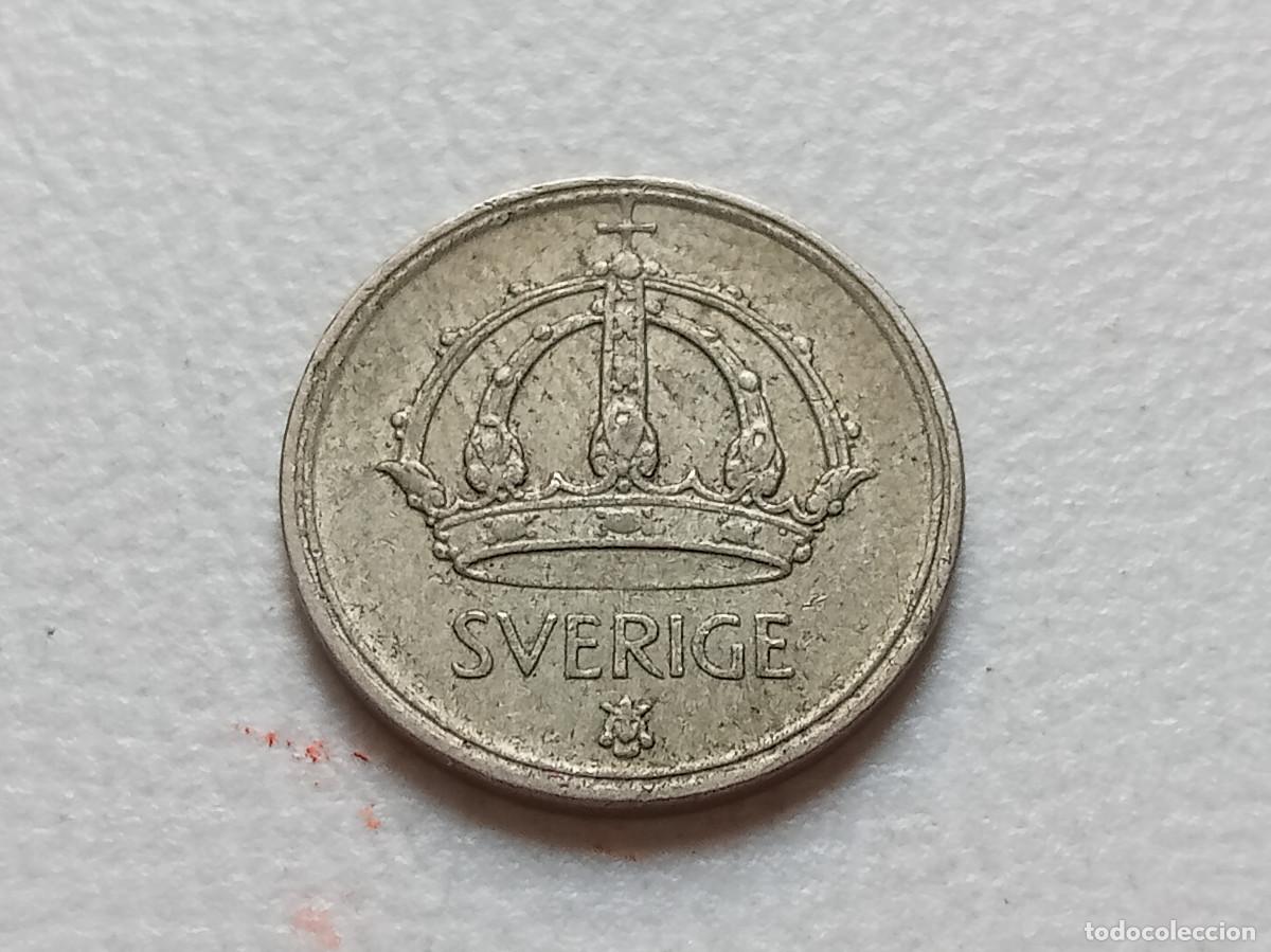 Monedas antiguas de Europa: SUECIA 25 ORE 1949 KM#816 PLATA