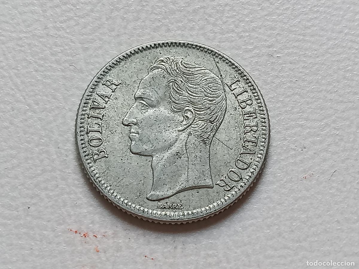Monedas antiguas de Europa: VENEZUELA 1 BOL&Iacute;VAR PLATA 835 1945 Y# 22A