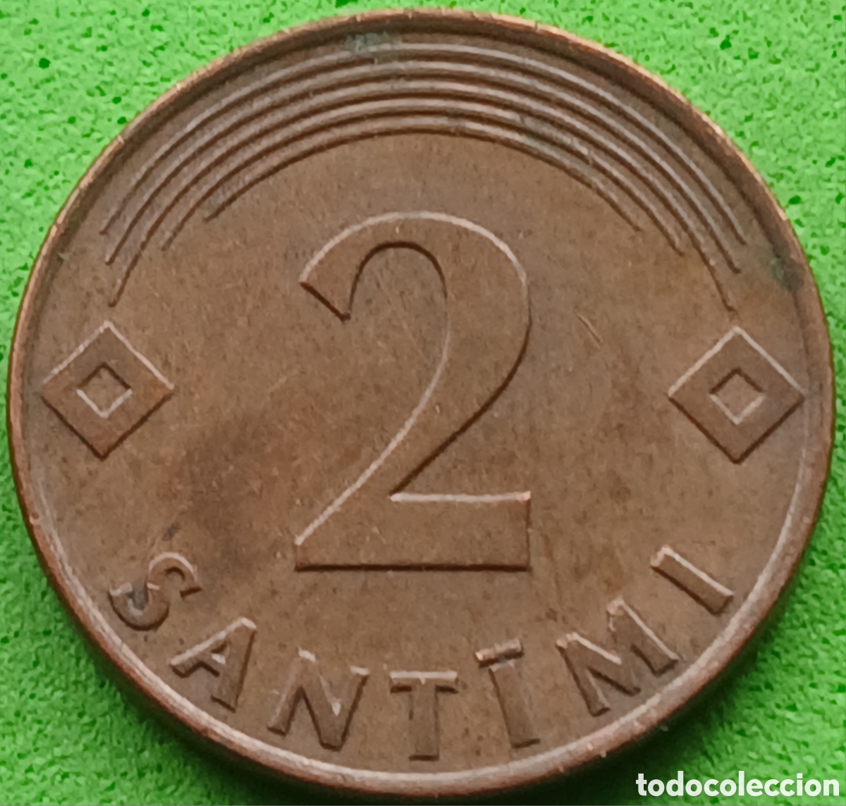 Monedas antiguas de Europa: Letonia 2 santimi 2000 km#21 - Foto 2