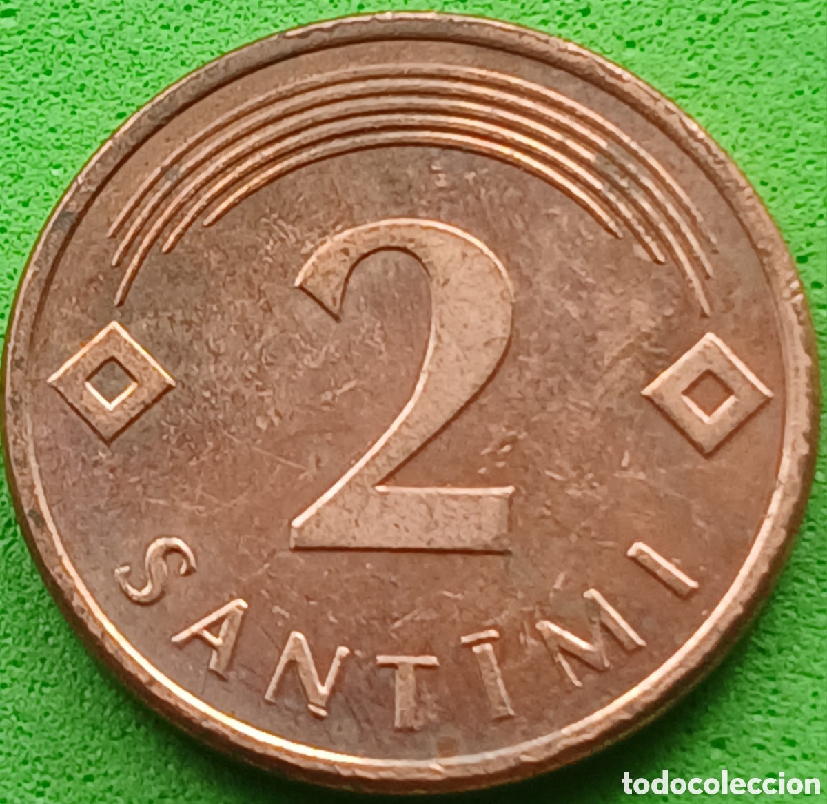Monedas antiguas de Europa: Letonia 2 santimi 2007 km#21 - Foto 2