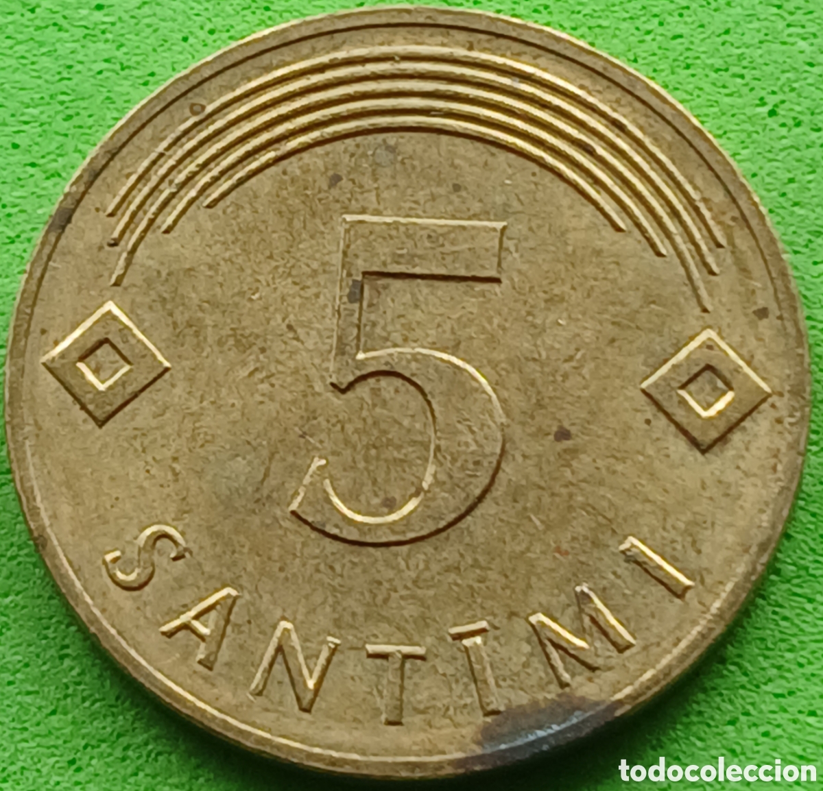 Monedas antiguas de Europa: Letonia 5 santimi 2007 km#16 - Foto 2