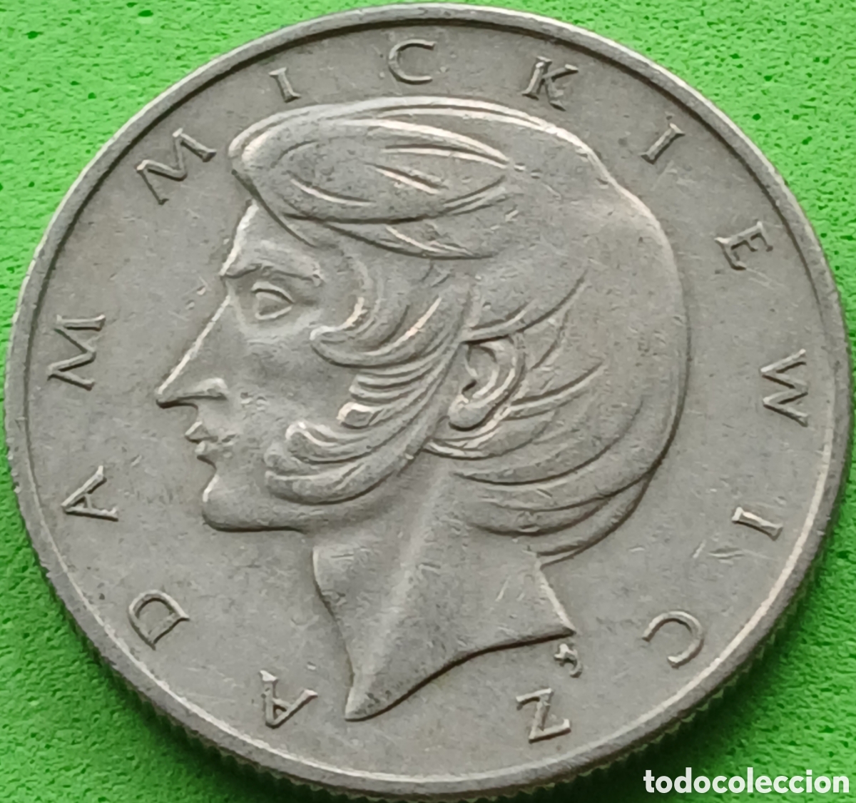Monedas antiguas de Europa: Polonia 10 zlotych 1976 Y#74 Adam Mickiewicz