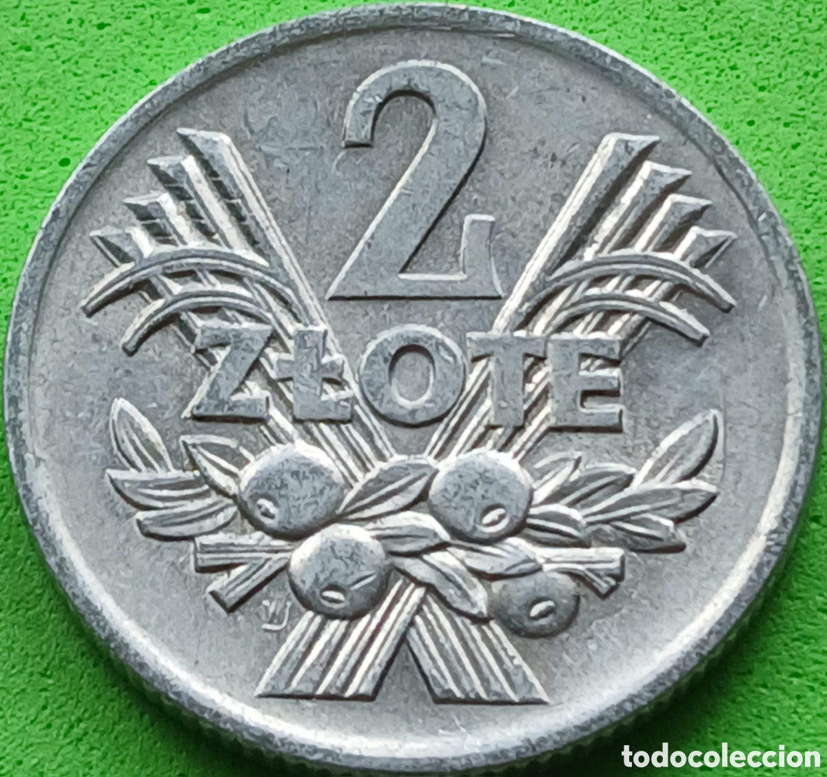 Monedas antiguas de Europa: Polonia 2 zlote 1974 Y#46