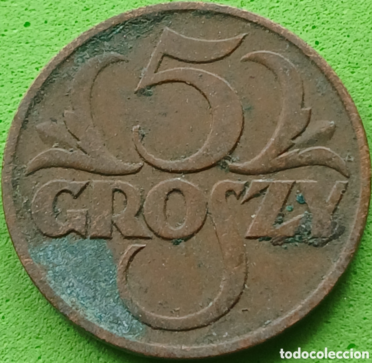 Monedas antiguas de Europa: Polonia 5 groszy 1937 Y#10a