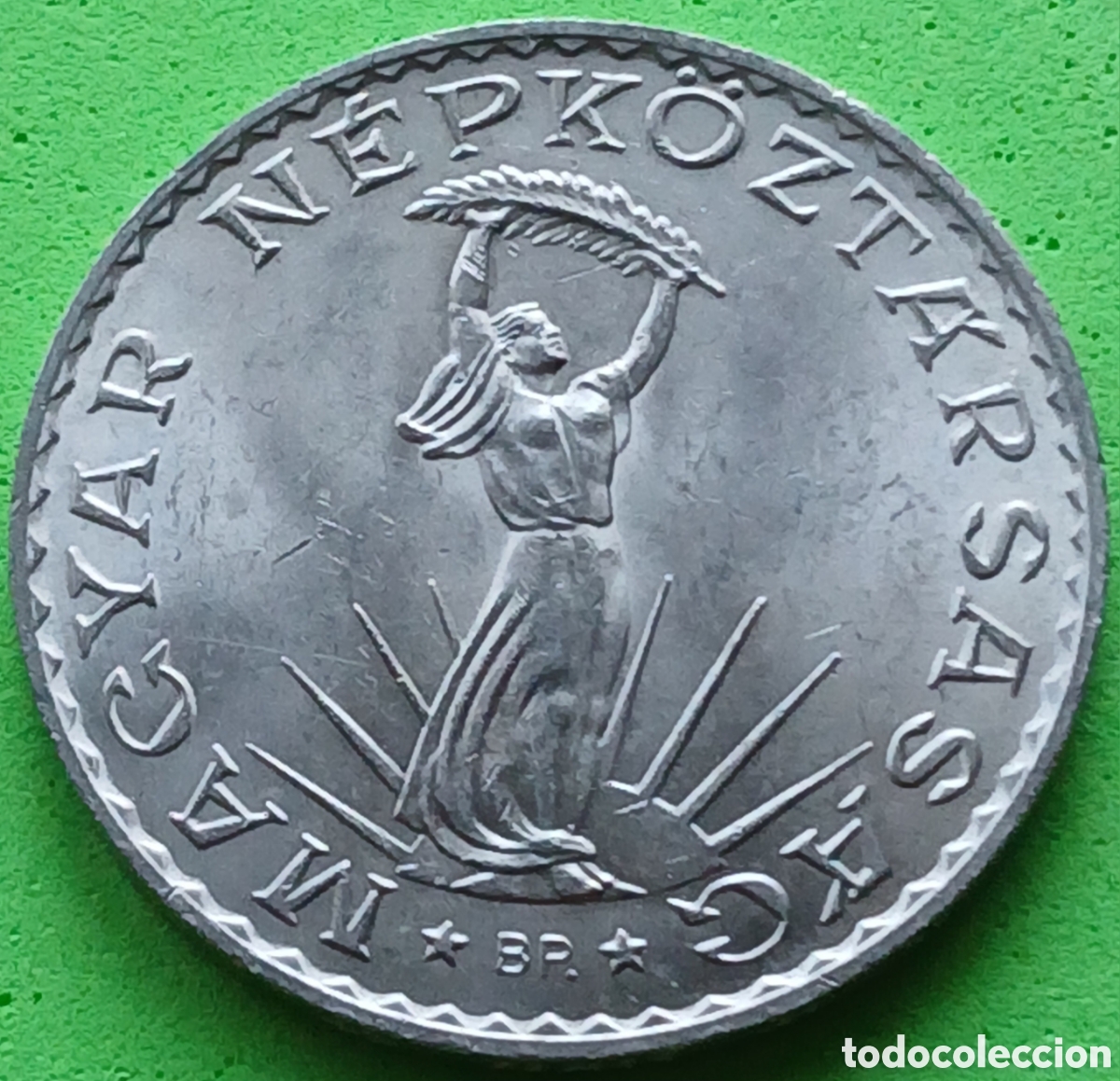 Monedas antiguas de Europa: Hungr&iacute;a 10 forint 1971 km#595