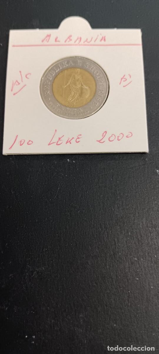 Monedas antiguas de Europa: ALBANIA 100 LEKE 2000 BC KM=80 (BIMETALICA)