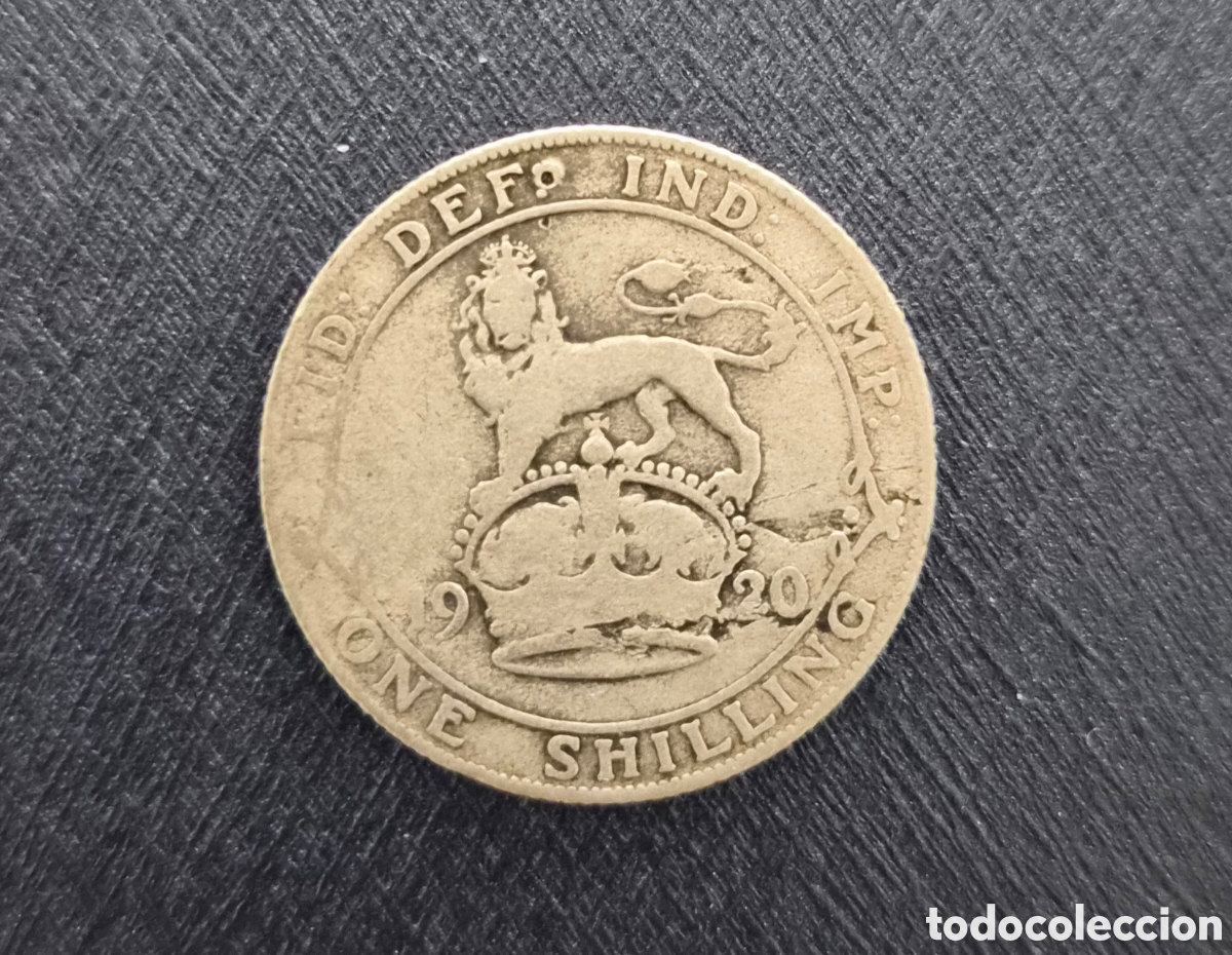 Monedas antiguas de Europa: 1 shilling plata &ndash; Reino Unido &ndash; Jorge V &ndash; 1920