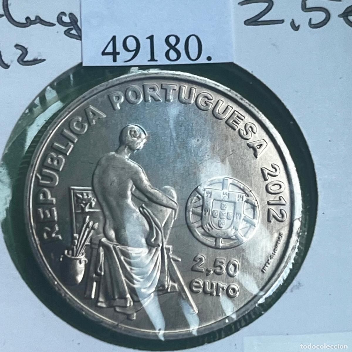 Monedas antiguas de Europa: Portugal 2,5 &euro; 2012, pintor Jos&eacute; Malhoa, 2 1/2 euro, 49180