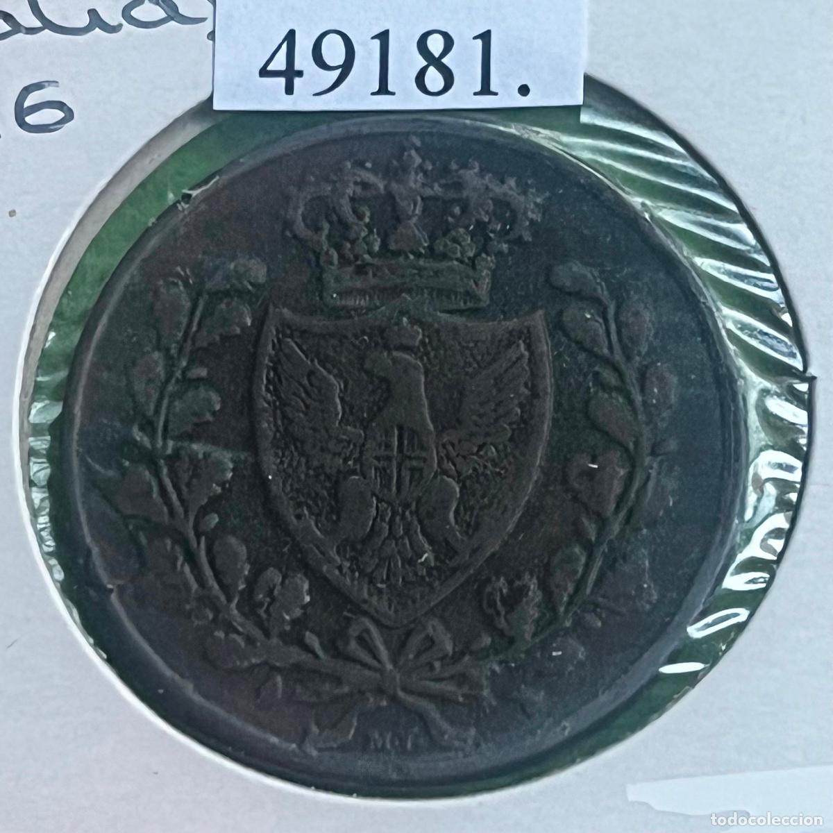 Monedas antiguas de Europa: Cerde&ntilde;a , Italia Estados, 5 centimos 1826, Carlo Felice, centesimi