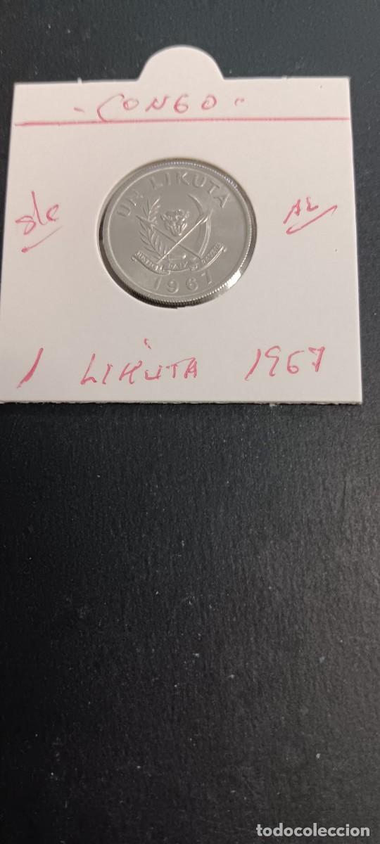 Monedas antiguas de Europa: CONGO 1 LIKUTA 1967 S/C KM=8 (ALUMINIO)