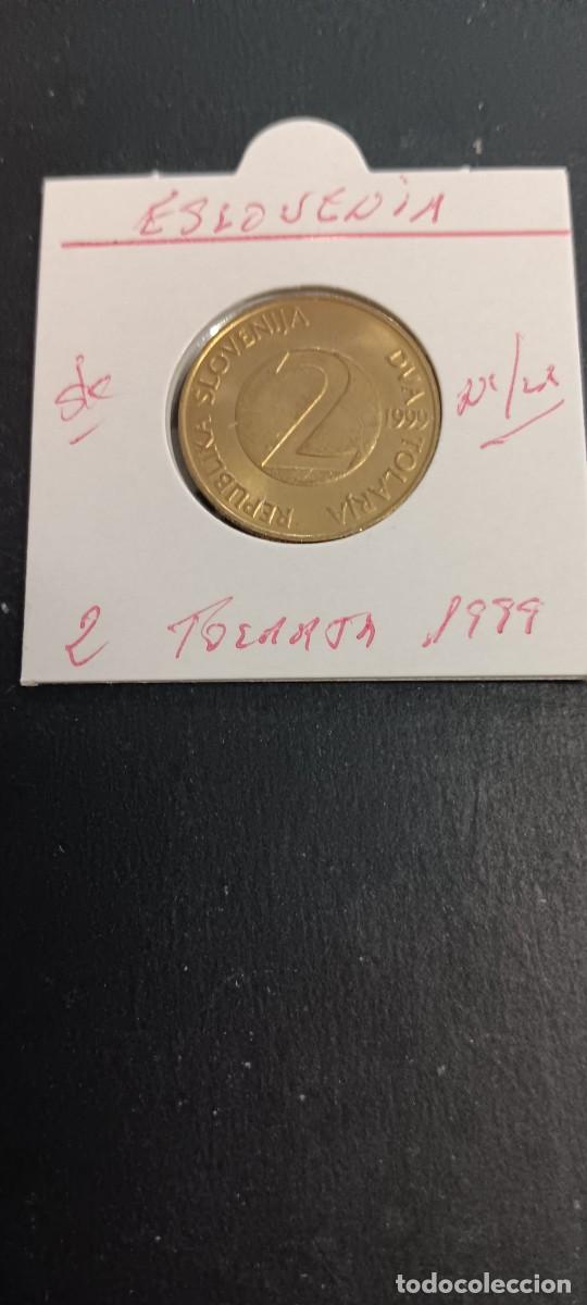 Monedas antiguas de Europa: ESLOVENIA 2 TOLARJA 1999 S/C KM=5 (NIQUEL-LAT&Oacute;N)