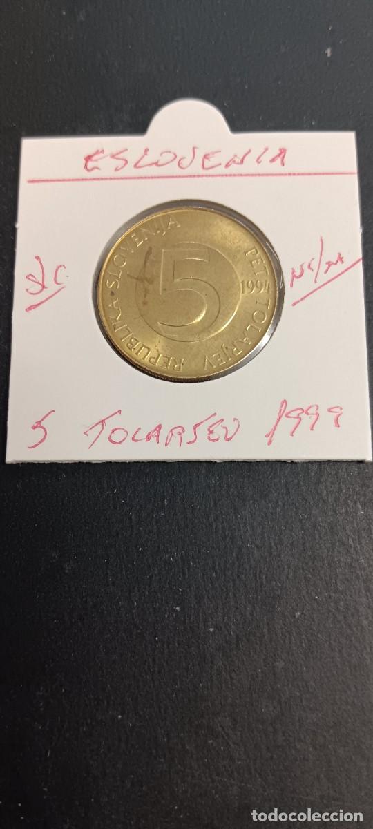 Monedas antiguas de Europa: ESLOVENIA 5 TOLARJEV 1999 S/C KM=5 (NIQUEL-LAT&Oacute;N)