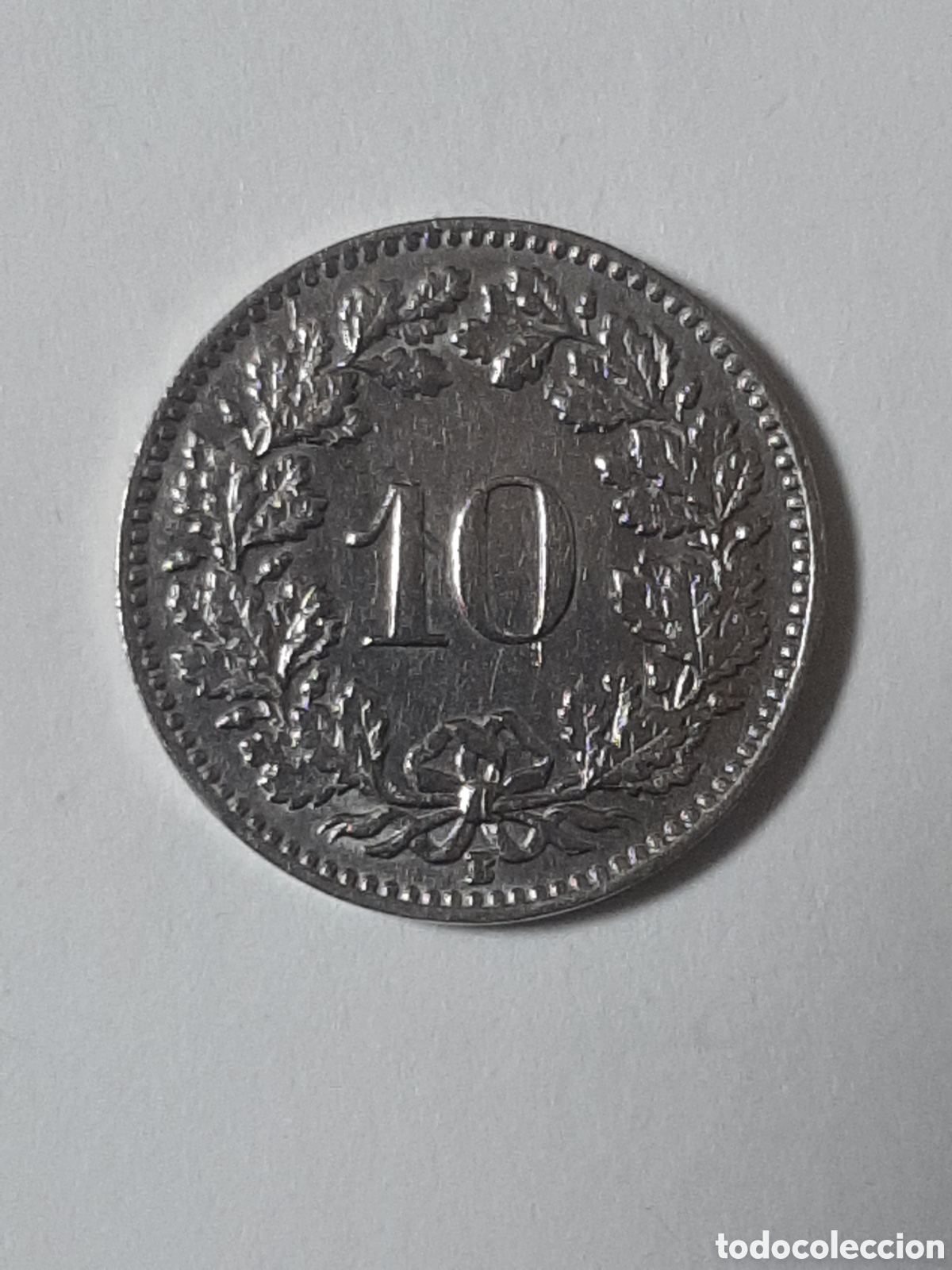 Monedas antiguas de Europa: SUIZA 10 CENT. 1938 B - Foto 2