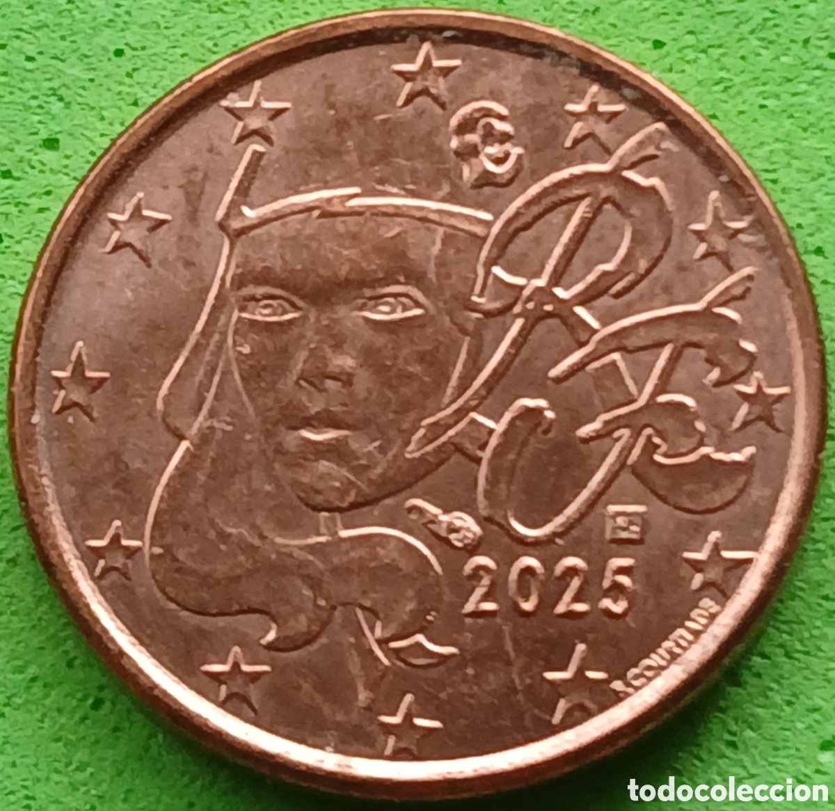 Monedas antiguas de Europa: Francia 1 c&eacute;ntimo 2025 km#1282 ESCASA!!