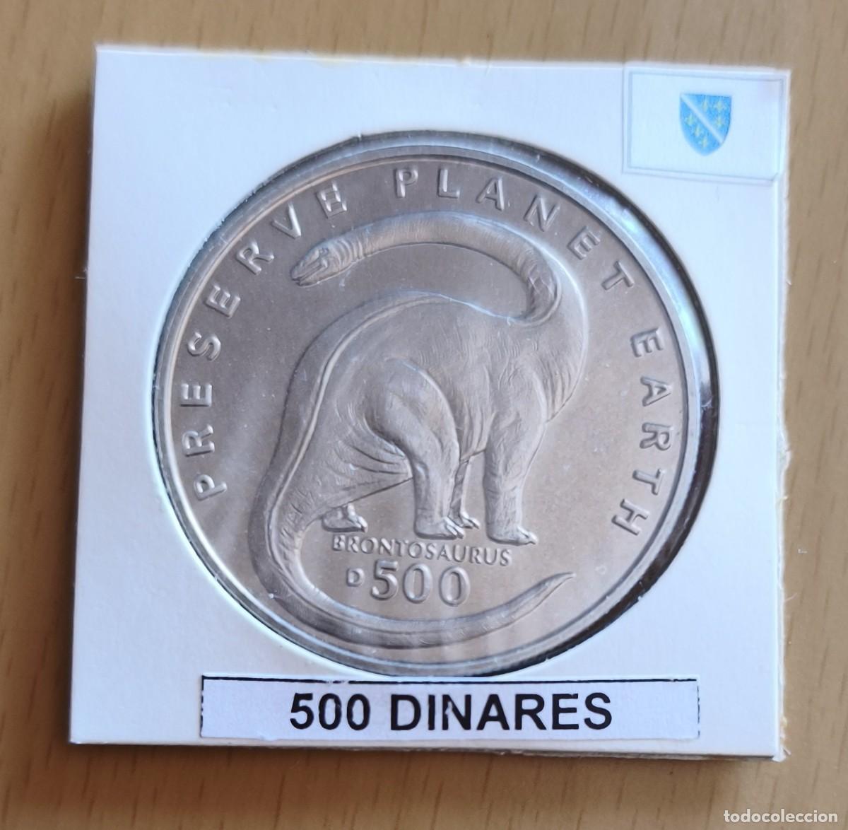 Monedas antiguas de Europa: Bosnia Herzegovina. 500 dinares 1993. KM 1. S/C.