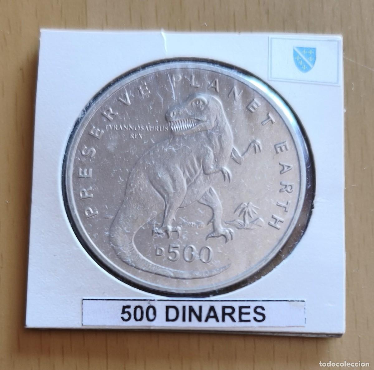 Monedas antiguas de Europa: Bosnia Herzegovina. 500 dinares 1993. KM 4. S/C.