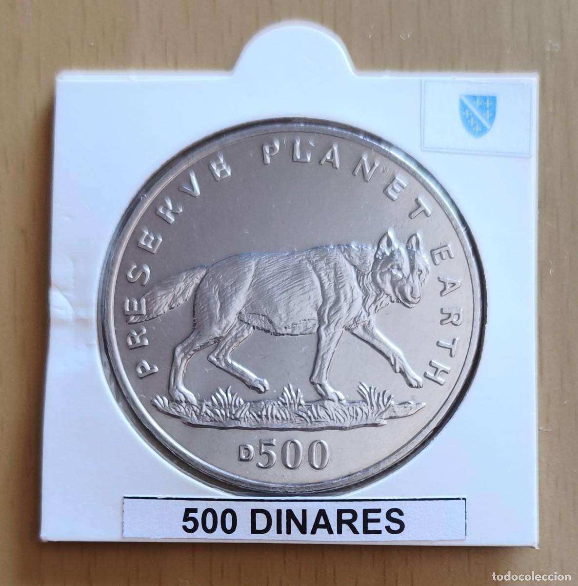 Monedas antiguas de Europa: Bosnia Herzegovina. 500 dinares 1994. KM 23. S/C.