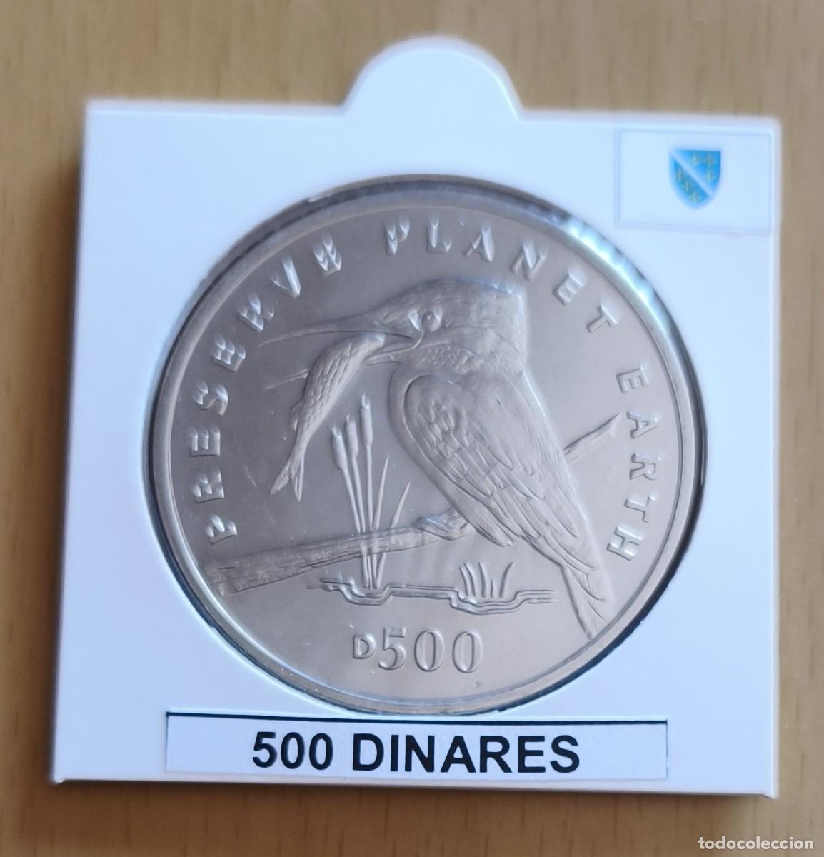 Monedas antiguas de Europa: Bosnia Herzegovina. 500 dinares 1994. KM 25. S/C.