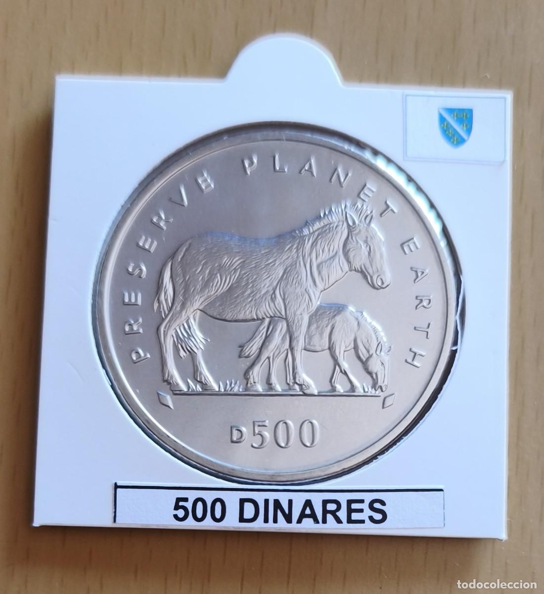 Monedas antiguas de Europa: Bosnia Herzegovina. 500 dinares 1995. KM 39. S/C.