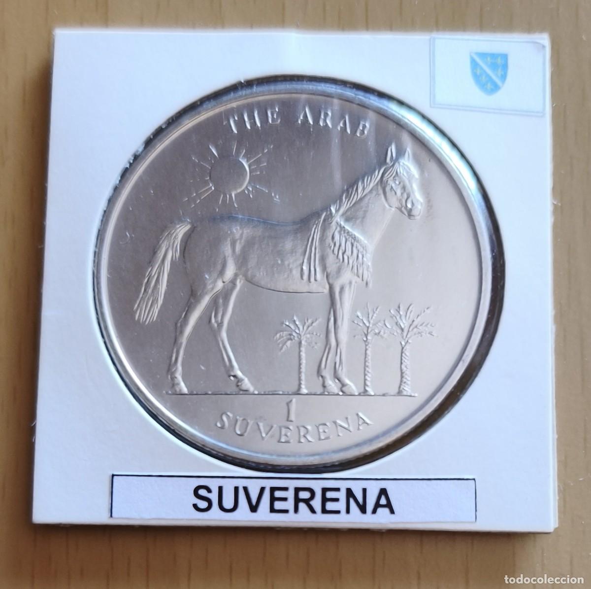 Monedas antiguas de Europa: Bosnia Herzegovina. 1 Suverena 1997. KM 93. S/C.
