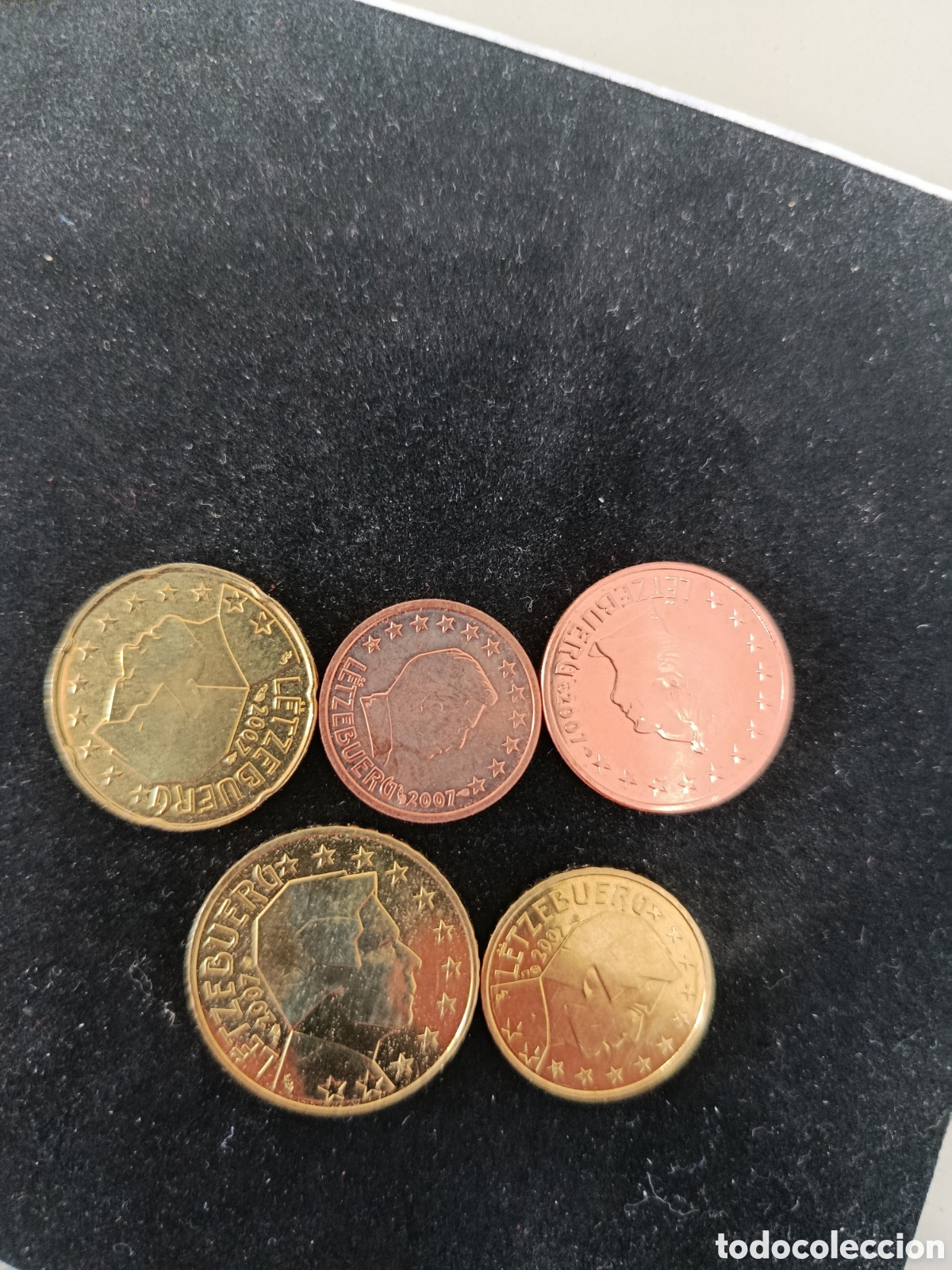 Monedas antiguas de Europa: 5 monedas de Luxenburgo 2007 - Foto 2