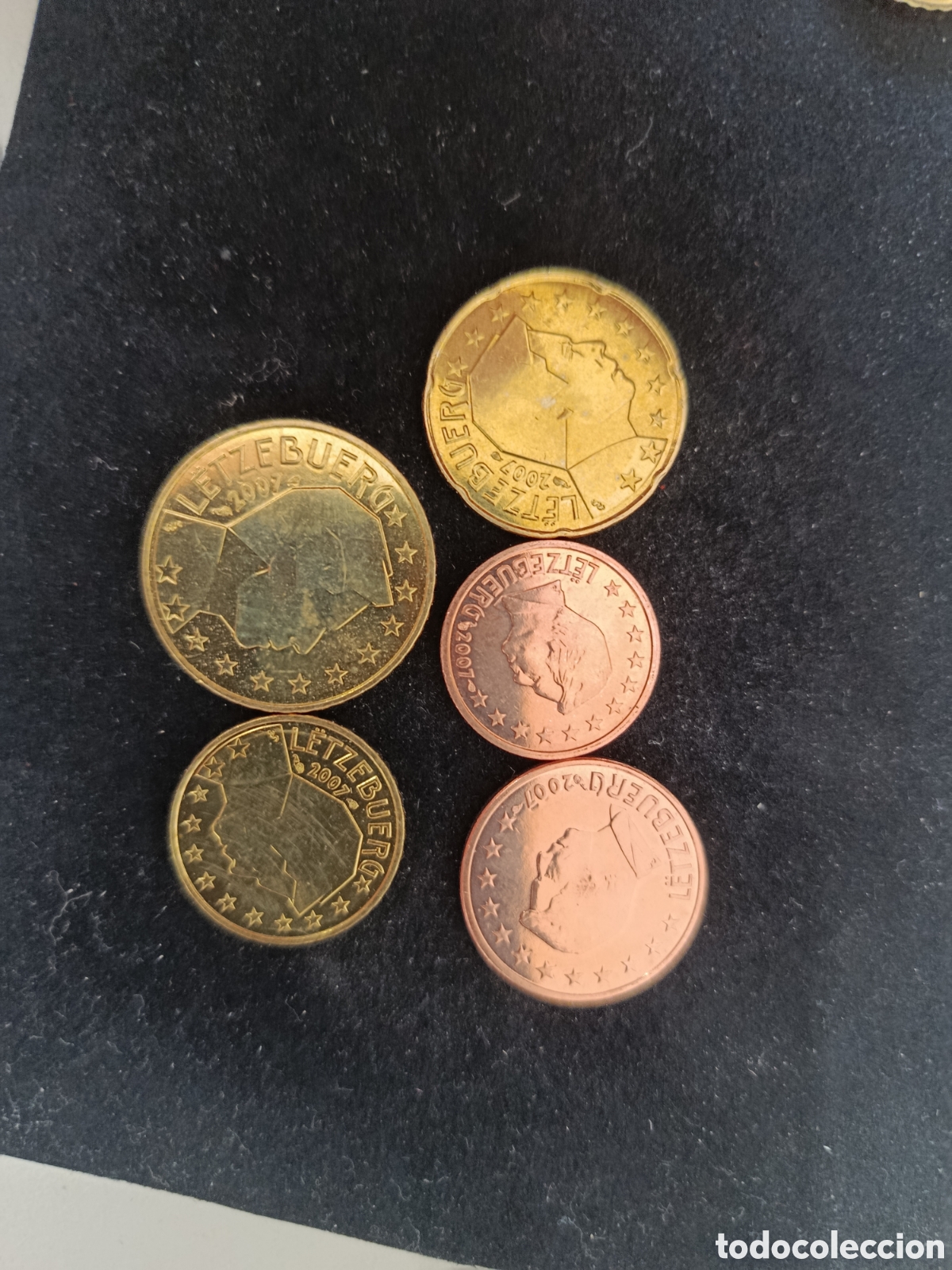 Monedas antiguas de Europa: 5 monedas de Luxenburgo 2007 - Foto 1