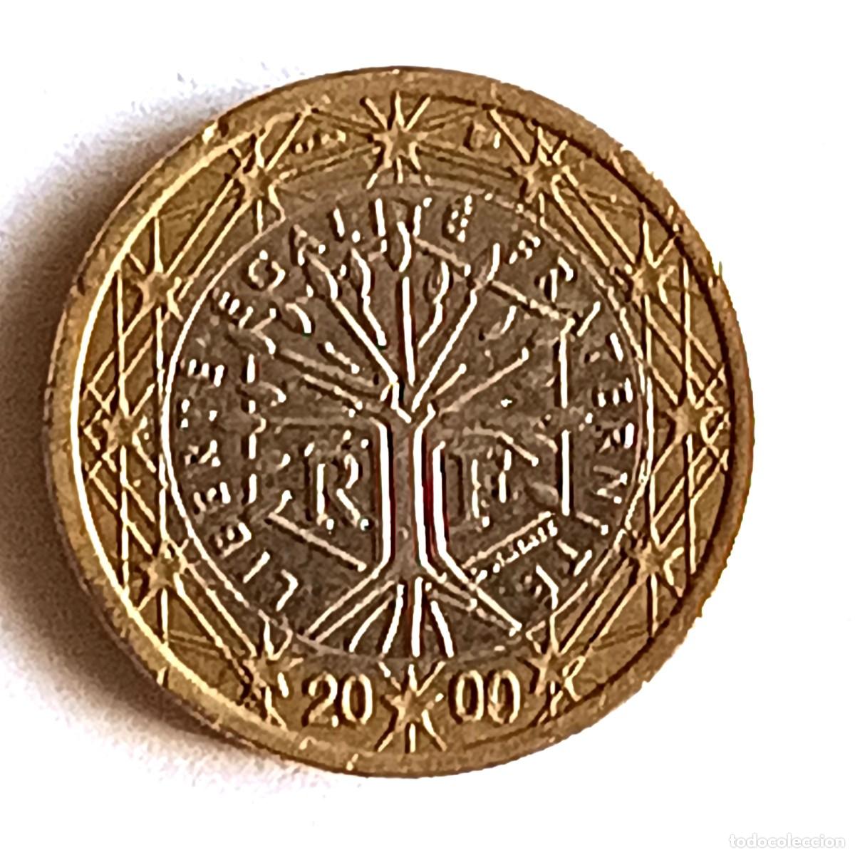 Monedas antiguas de Europa: MONEDA 1 EURO - FRANCIA 2000 - CIRCULADA (1)