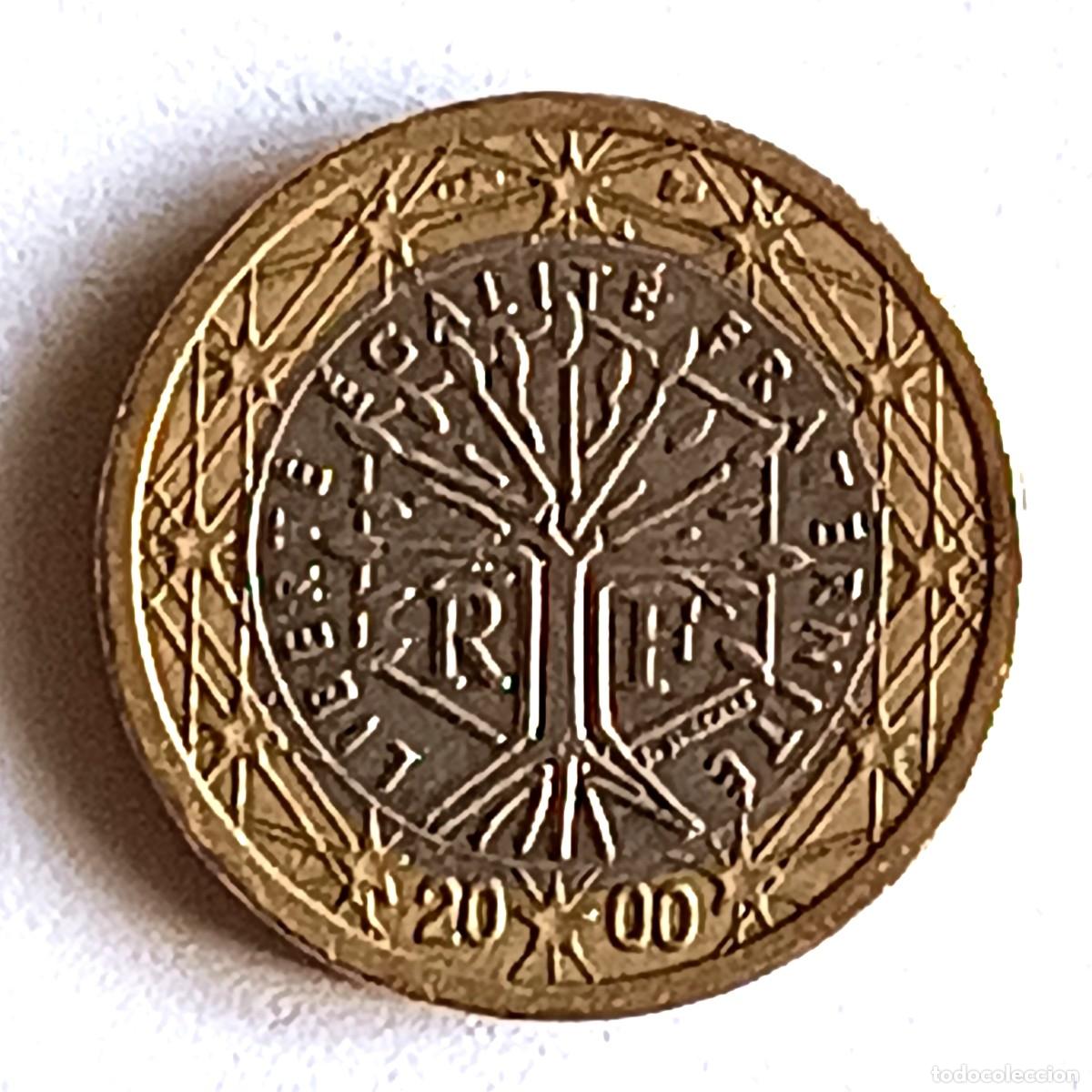 Monedas antiguas de Europa: MONEDA 1 EURO - FRANCIA 2000 - CIRCULADA (4)