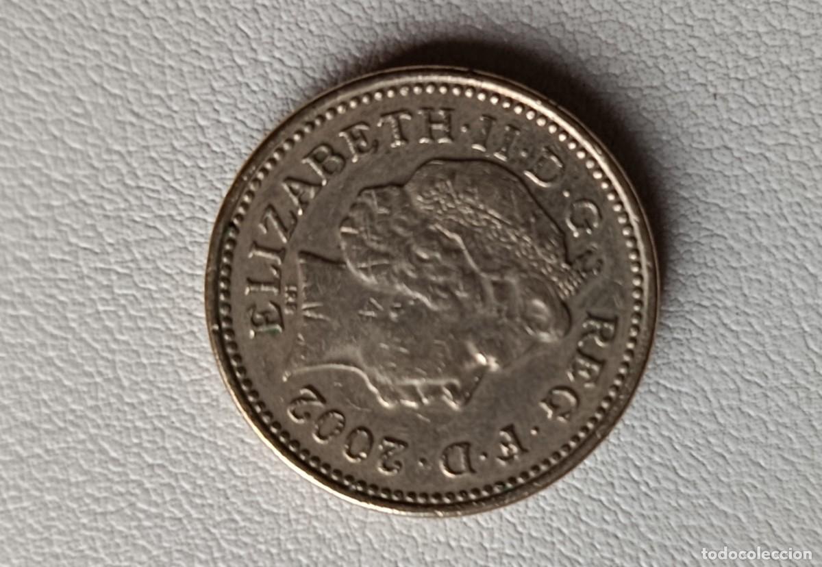 Monedas antiguas de Europa: moneda de 1 libra. Inglaterra. 2002 - Foto 2