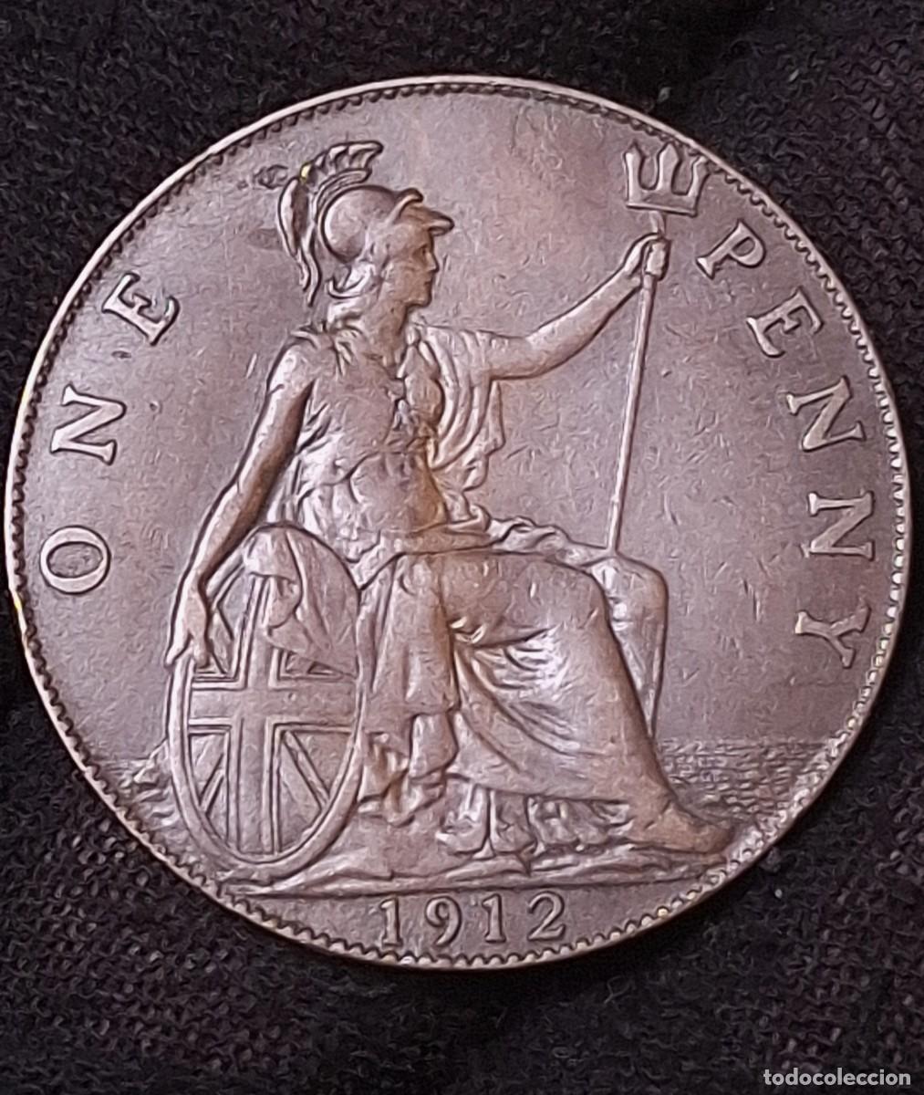 Monedas antiguas de Europa: Inglaterra - 1 Penny 1912