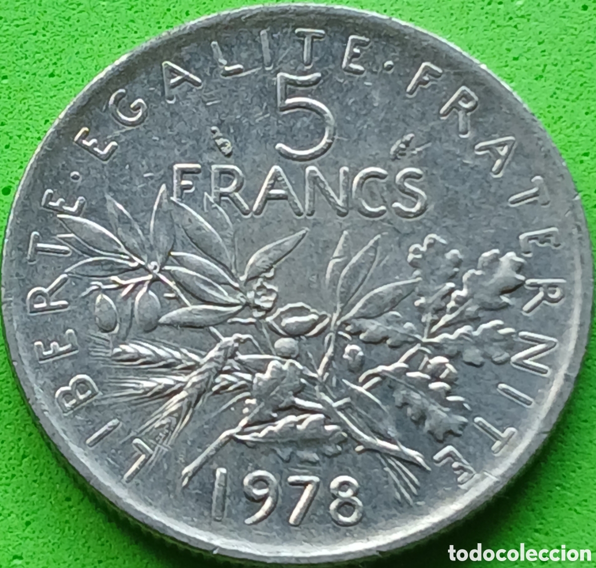 Monedas antiguas de Europa: Francia 5 francos 1978 km#926a