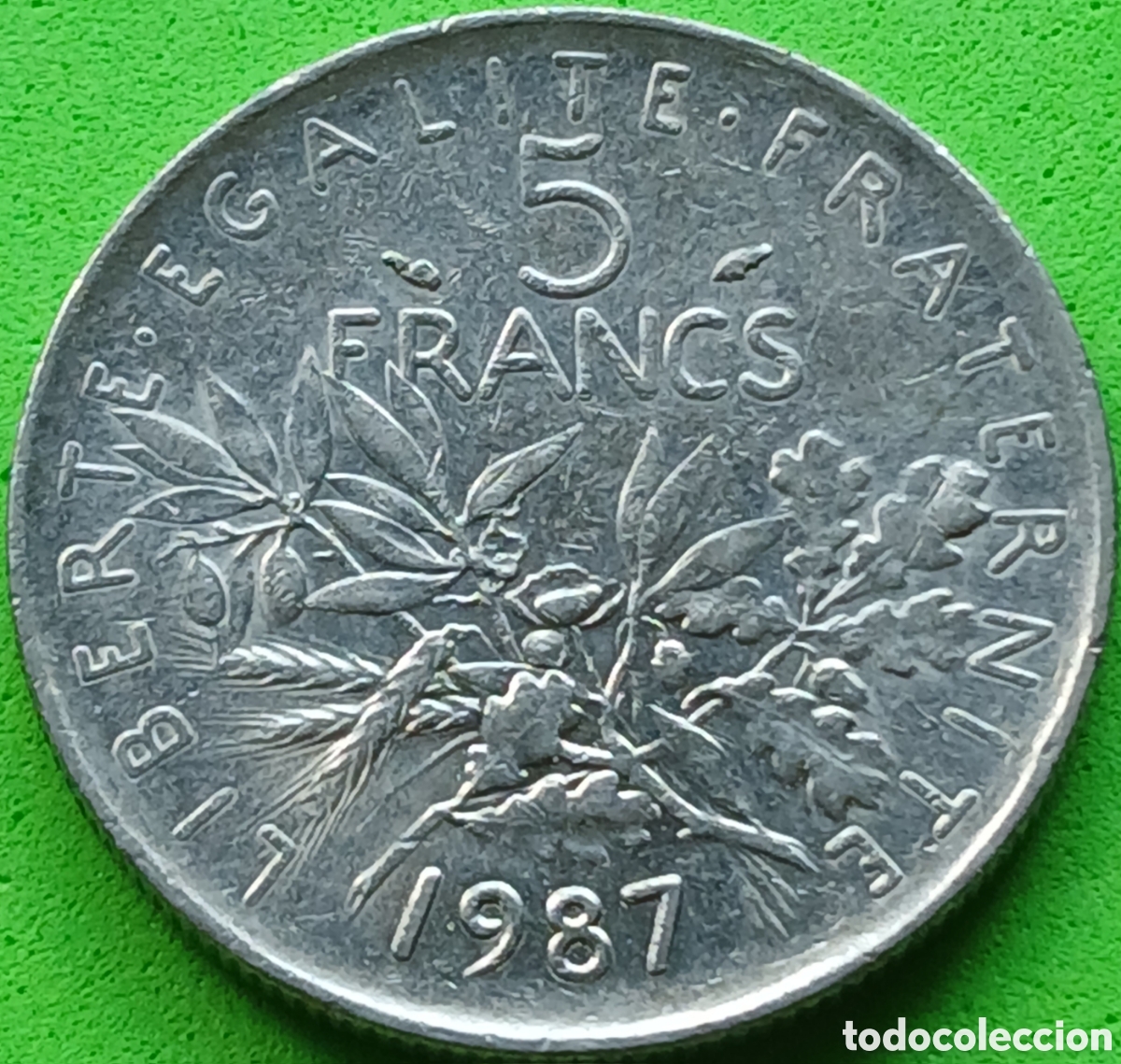 Monedas antiguas de Europa: Francia 5 francos 1987 km#926a