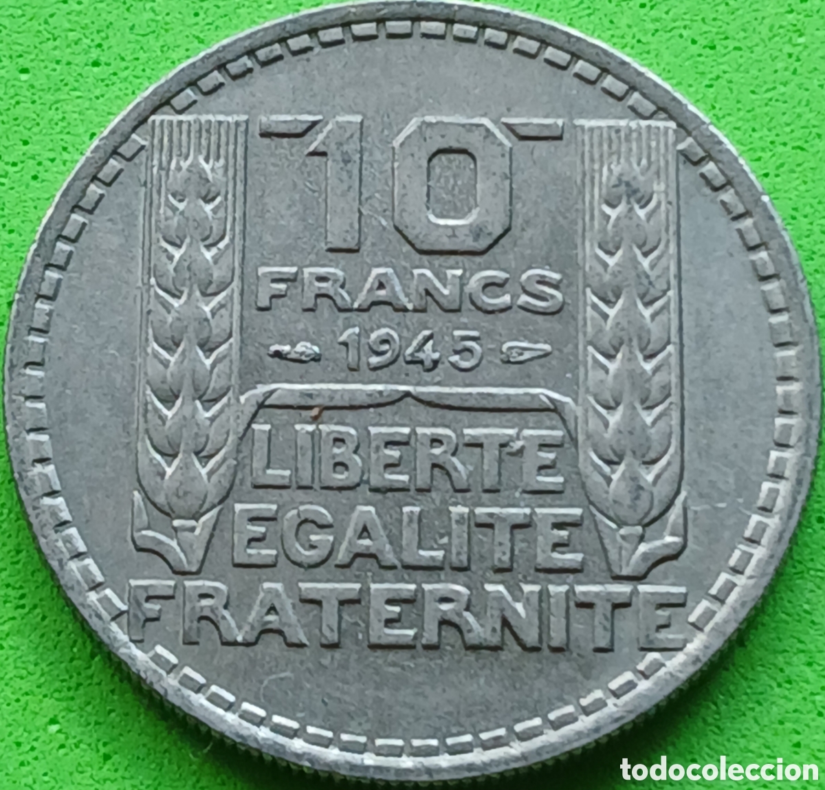Monedas antiguas de Europa: Francia 10 francos 1945 km#908