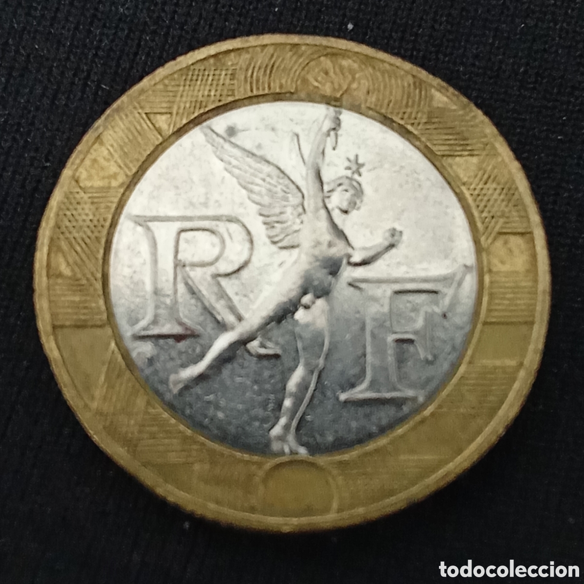 Monedas antiguas de Europa: Francia 10 Francos a&ntilde;o 1991