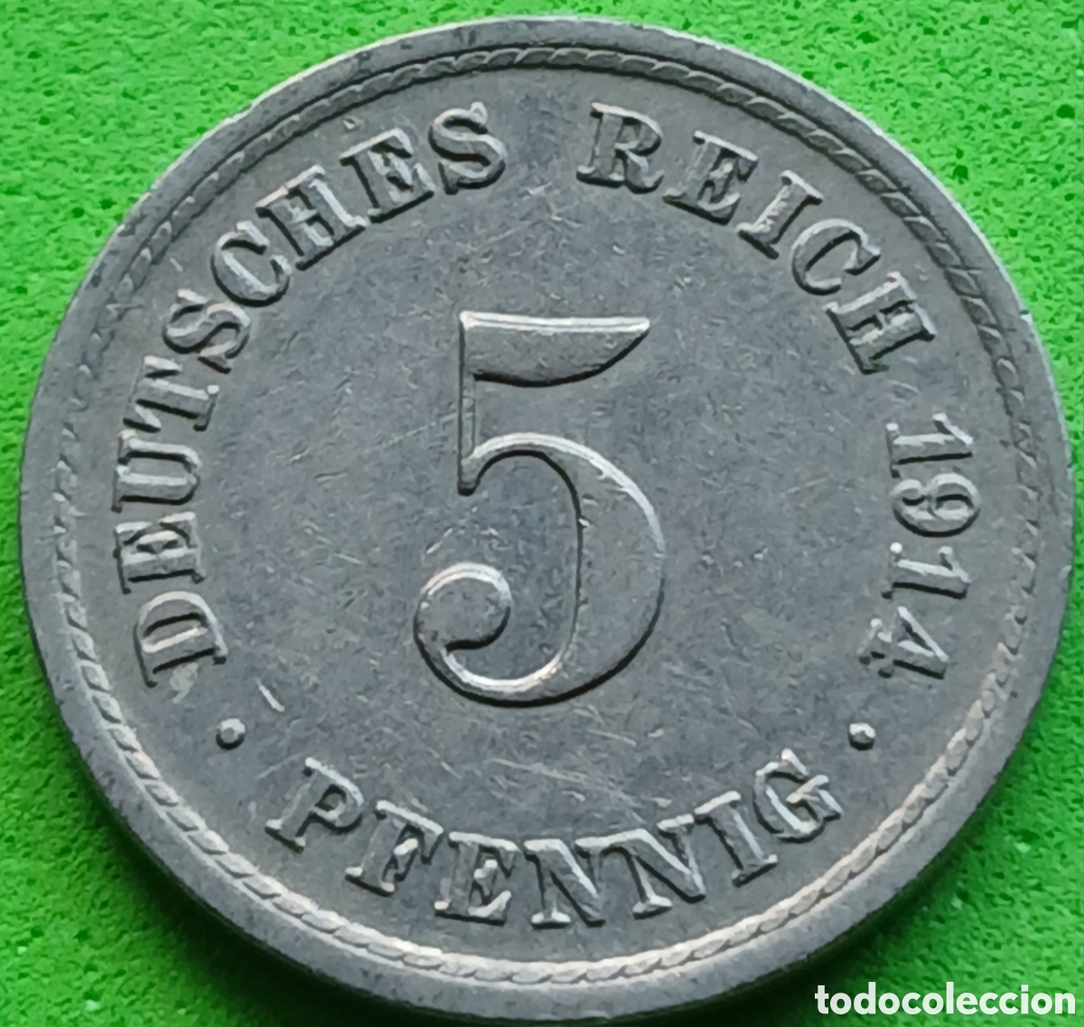 Monedas antiguas de Europa: Alemania Imperio 5 pfennig 1914 A km#11