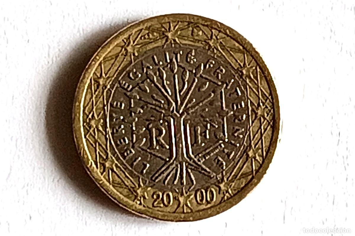 Monedas antiguas de Europa: MONEDA 1 EURO - FRANCIA 2000 - CIRCULADA (5)