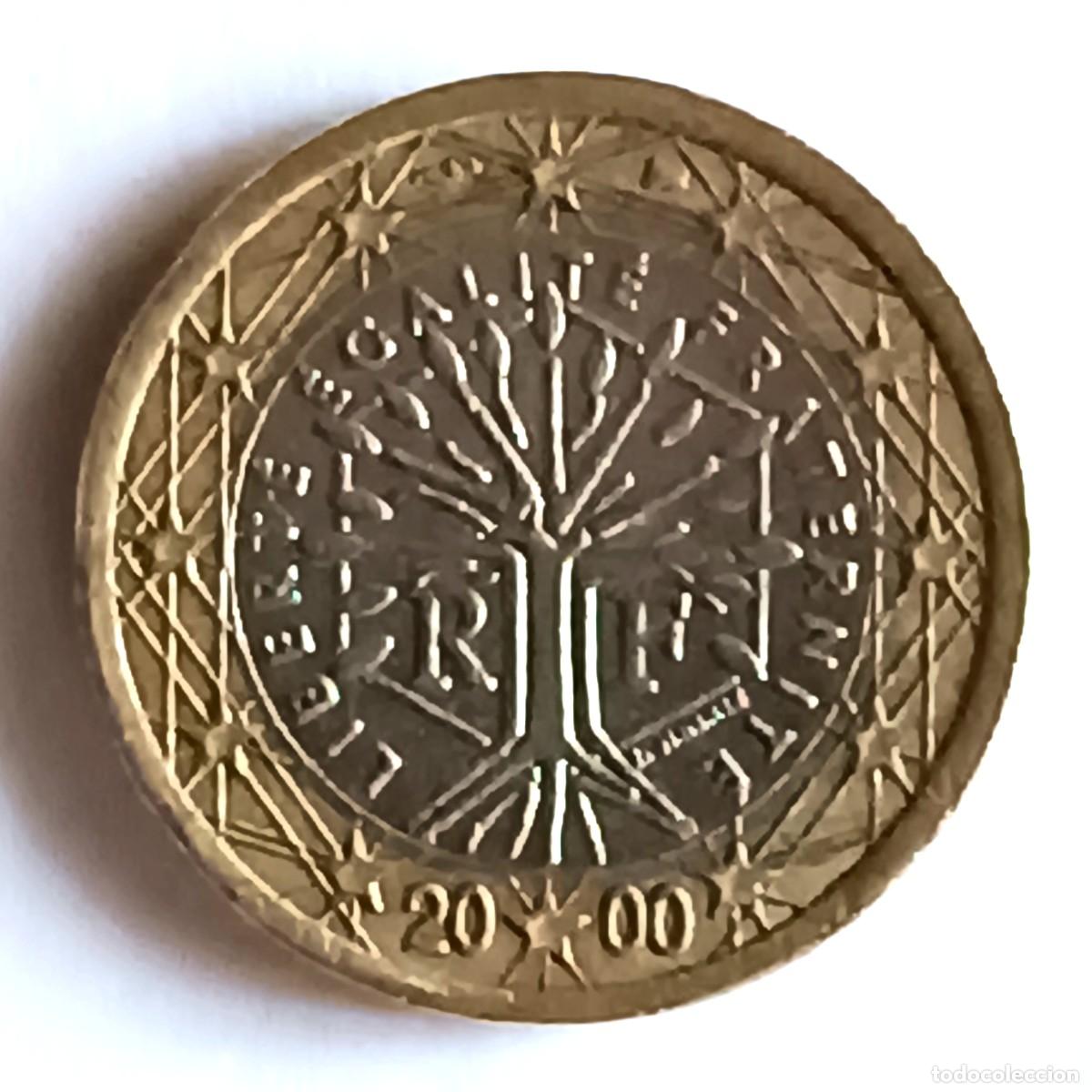 Monedas antiguas de Europa: MONEDA 1 EURO - FRANCIA 2000 - CIRCULADA (6)