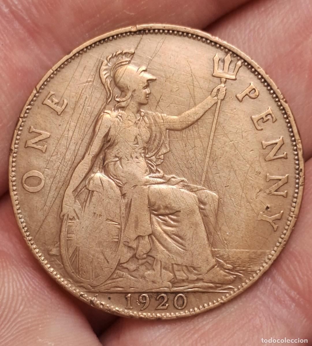 Monedas antiguas de Europa: Inglaterra - 1 Penny 1920