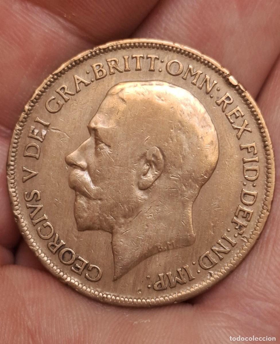 Monedas antiguas de Europa: Inglaterra - 1 Penny 1920 - Foto 2