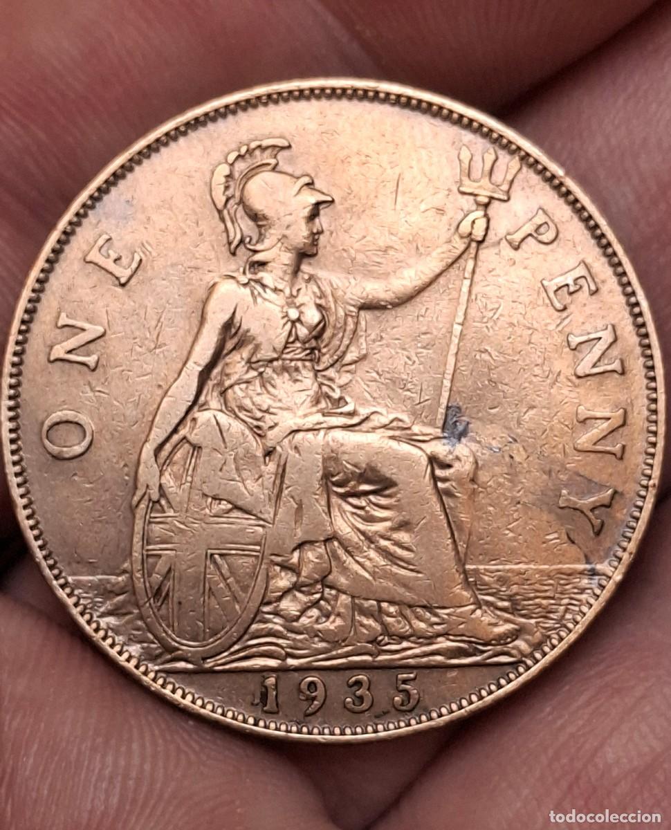 Monedas antiguas de Europa: Inglaterra - 1 Penny 1935