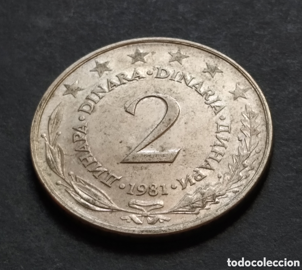 Monedas antiguas de Europa: MONEDA - YUGOSLAVIA 2 DINARES 1981 - Foto 3