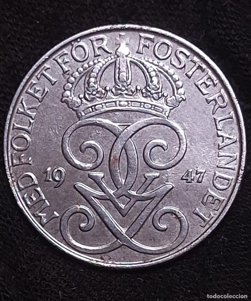 Monedas antiguas de Europa: Suecia - 5 Ore 1947 Bonita
